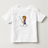 Aangepaste krijger prinses cartoon kinder shirts (Voorkant)