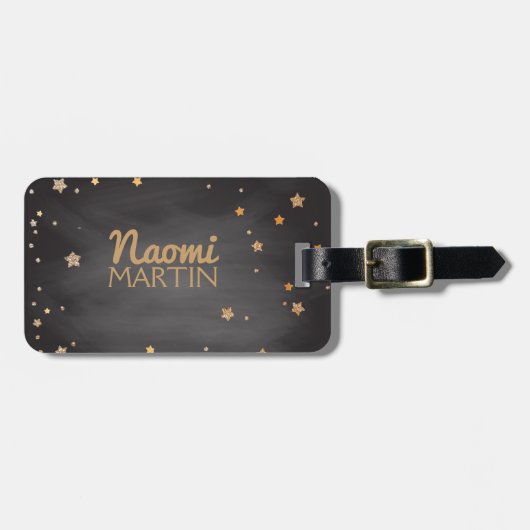 Aangepaste  krijtborden bagagelabel (Voorkant horizontaal)