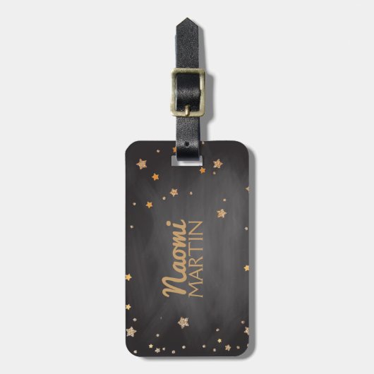 Aangepaste  krijtborden bagagelabel (Voorkant verticaal)