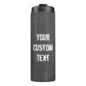 Aangepaste krijtbordreisgids thermosbeker (Voorkant)