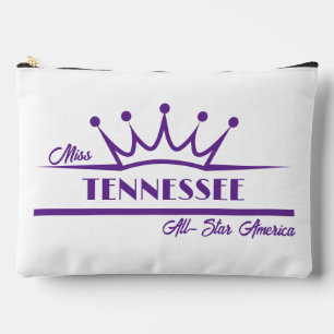 aangepaste kroon   Pageant Pocket Sash Bag Etui