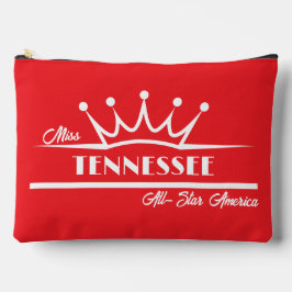 aangepaste kroon | Pageant Pocket Sash Bag Etui