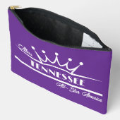 aangepaste kroon | Pageant Pocket Sash Bag Etui (Open)