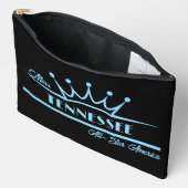 aangepaste kroon | Pageant Pocket Sash Bag Etui (Open)