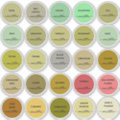 Aangepaste kruiden- en specerijenpotlabels kleurco sticker (Voorkant)