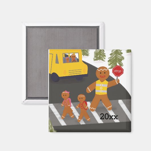 Aangepaste kruidgassenbus magneet (Voorkant / Achterkant)