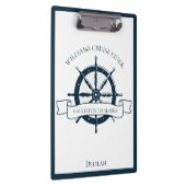 Aangepaste kruising Nautical Wheel Boat Vacking Klembord (Rechts)