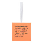 Aangepaste kubusversiering ontwerpaanvraag ornament (Rechts)