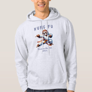 Aangepaste Kung Fu Martial Arts Locatie Datum Naam Hoodie