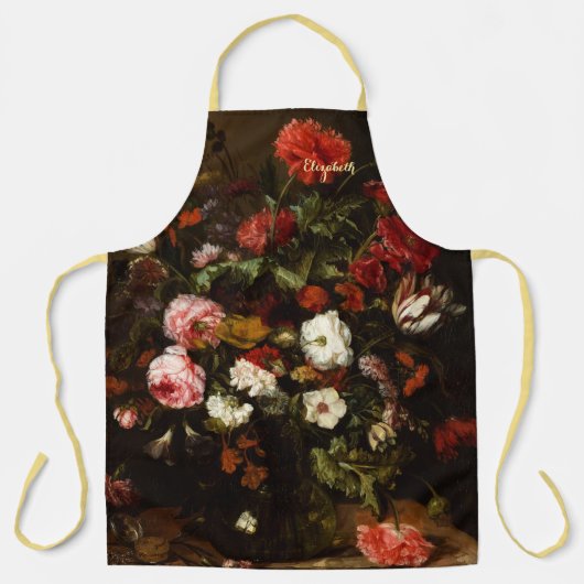 Aangepaste  kunst Bloemen Bloemist Artist Painter Schort (Voorkant)