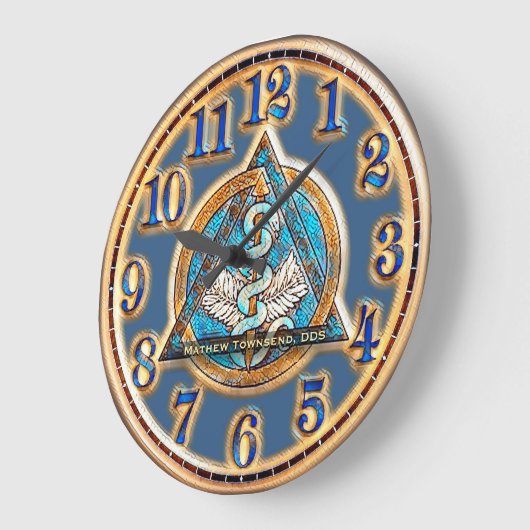 Aangepaste kunstklep grote klok (Hoek)