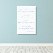 Aangepaste kunstofferte - William W Purkey Canvas Afdruk (Insitu (Houten vloer))