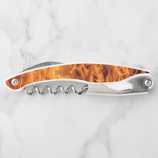 Aangepaste kurkentrekker voor monogram brandontvla (Achterkant)