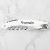 Aangepaste kurkschroefflesopener voor het vergooie kurkentrekker (Achterkant)