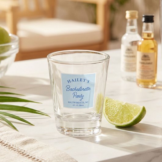 Aangepaste Kust Afscheid Van De Meisjesjaren Stran Shot Glas