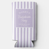 Aangepaste Kust Bachelorette Beachy & Fun Seltzer Blikjeskoeler (Achterkant)