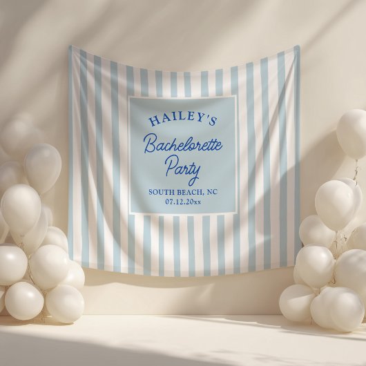 Aangepaste Kust Bachelorette Beachy & Fun Wandkleed