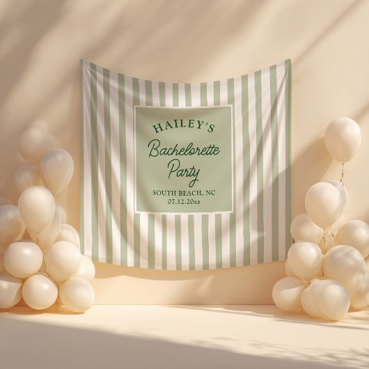 Aangepaste Kust Bachelorette Beachy & Fun Wandkleed