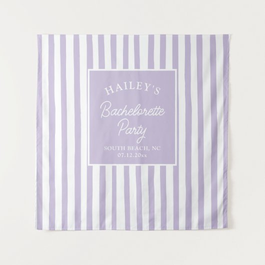 Aangepaste Kust Bachelorette Beachy & Fun Wandkleed (Voorkant)