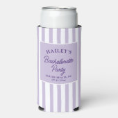 Aangepaste kust bruidsmeisjes strandfeest & leuk seltzer blikjeskoeler (Seltzer Voorkant)
