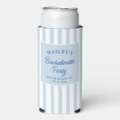 Aangepaste kust bruidsmeisjes strandfeest & leuk seltzer blikjeskoeler (Seltzer Voorkant)