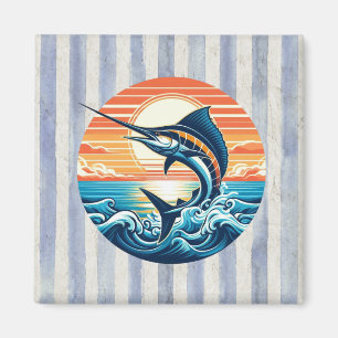 Aangepaste kust-/nautische/strand marlijn zonsonde magneet