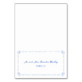 Aangepaste Kust Trouwen Blauw Zeeschelp Plaats Kaa Kaart (Voorkant)