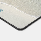 Aangepaste Kuststrand Ocean Waves Surf Zomerkunst Bureaumat (Hoek)