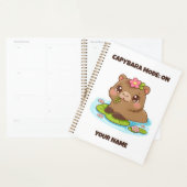 Aangepaste Kute Kawaii Capybara Modus Planner (Display)