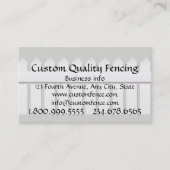 Aangepaste kwaliteitsafsluitingen en -producten visitekaartje (Voorkant)