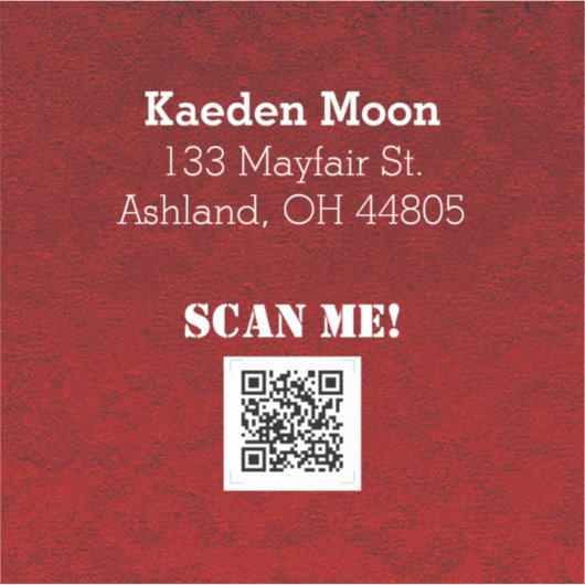 Aangepaste kwaliteitscode sticker (Voorkant)