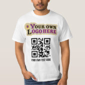 Aangepaste kwaliteitscontrolecode en -logo t-shirt (Voorkant)