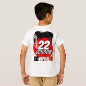 Aangepaste Kyokushin Karate Foto Witte Kinderen T- T-shirt (Achterkant volledig)