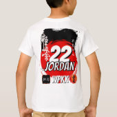 Aangepaste Kyokushin Karate Foto Witte Kinderen T- T-shirt (Achterkant)