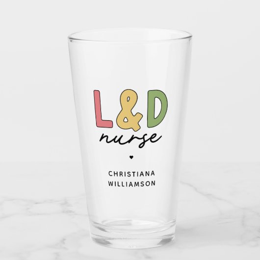 Aangepaste L- en D-verpleegkundige | Arbeid en bez Glas (Voorkant)