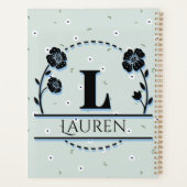 Aangepaste L naam Planner, Bloemenplanner Planner (Achterkant)