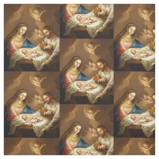 aangepaste "La Natividad"-structuur Stof (Swatch)