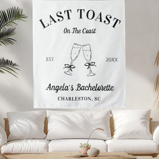 Aangepaste Laatste Toast Op De Kust Bachelorette F Wandkleed