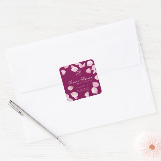 Aangepaste label voor kersenbloesemgeurverspreider (Envelop)