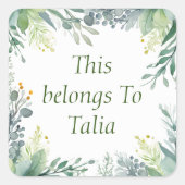 Aangepaste labels (Voorkant)