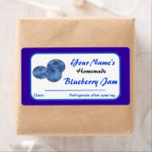 Aangepaste labels behouden Blueberry Jam Naam toev (Insitu)