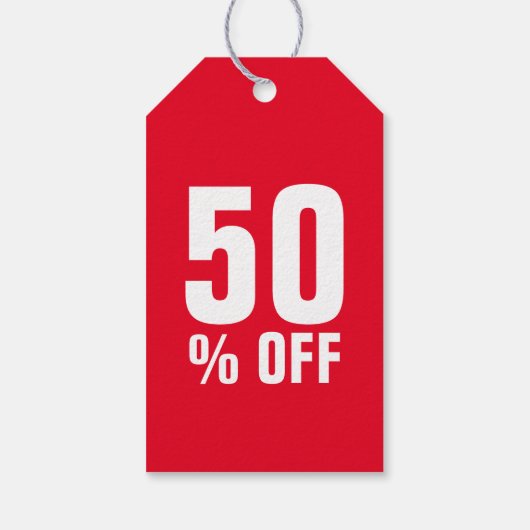 Aangepaste labels met een detailhandelsprijs van 5 cadeaulabel (Achterkant)