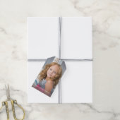 Aangepaste Labels met foto's op zondag Cadeaulabel (Met Touw)