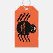 Aangepaste Labels met speciale zwarte spin Cadeaulabel (Voorkant)