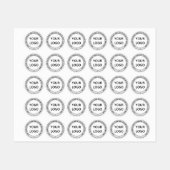 Aangepaste labels voor aangepaste tekst op bedrijf (Vel)