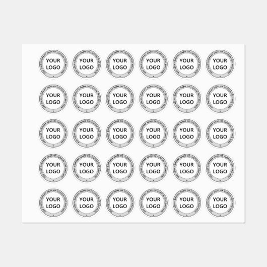Aangepaste labels voor aangepaste tekst op bedrijf (Vel)