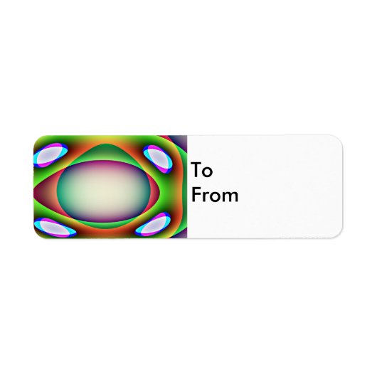 Aangepaste Labels voor Alien Spaceship (Voorkant)