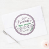 Aangepaste labels voor badproducten Lavendar Scent (Envelop)