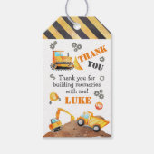 Aangepaste Labels voor bouwcadeaus Cadeaulabel (Voorkant)