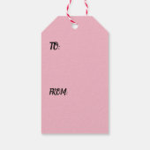 Aangepaste Labels voor cadeautjes: SEED WRAPPENDE  Cadeaulabel (Achterkant)